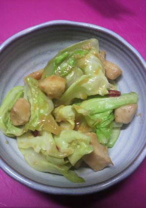 鶏肉のキャベツ味噌炒め-レシピのメイン写真
