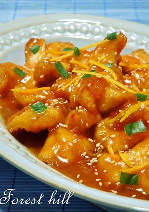 アメリカンチャイニーズ・オレンジチキン-レシピのメイン写真