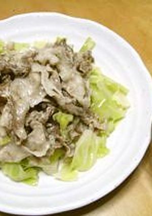 簡単♪ヘルシージューシー蒸し豚キャベツ-レシピのメイン写真