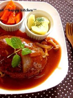 柔らか*我が家の煮込みハンバーグ-レシピのメイン写真