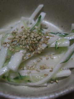 ☆山芋ときゅうりの酢の物☆-レシピのメイン写真