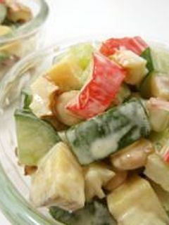 さつまいもと大豆のコロコロサラダ-レシピのメイン写真