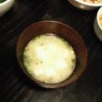 千切り生姜のお味噌汁