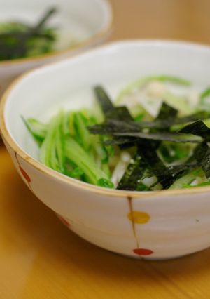 箸がすすむ・水菜のおひたし-レシピのメイン写真
