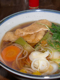 野菜たっぷしきつね蕎麦-レシピのメイン写真