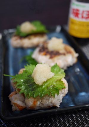TVでやってた花粉症対策えびレンコン焼き-レシピのメイン写真