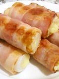 チーちくベーコン巻き~食べるラー油炒め~-レシピのメイン写真