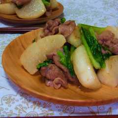 かぶと豚肉の炒め物-レシピのメイン写真