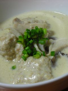 鶏団子の豆乳鍋☆-レシピのメイン写真