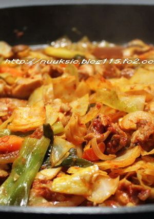 ダッカルビ(韓国の鶏肉鍋)☆-レシピのメイン写真