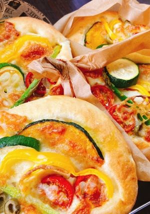 彩り野菜のフォカッチャ-レシピのメイン写真