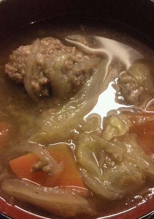 ラピュタ♪懐かしの肉団子スープ-レシピのメイン写真