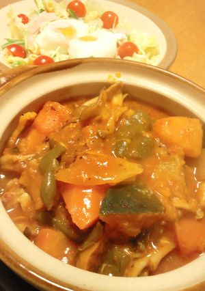 手羽元と野菜のトマト煮込み-レシピのメイン写真
