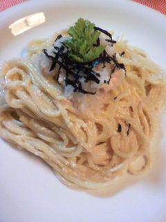 超簡単♪さっぱり明太子クリームパスタ-レシピのメイン写真