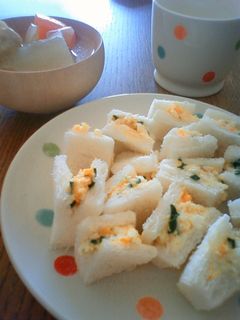 離乳食後期☆手づかみ☆たまごサンド♪-レシピのメイン写真