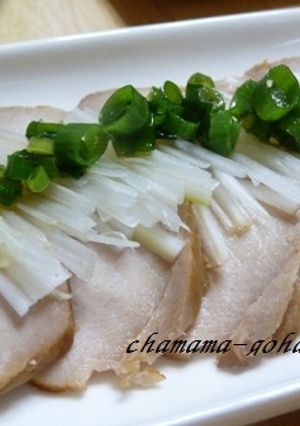 焼き豚で美味しいお酒の肴♪-レシピのメイン写真