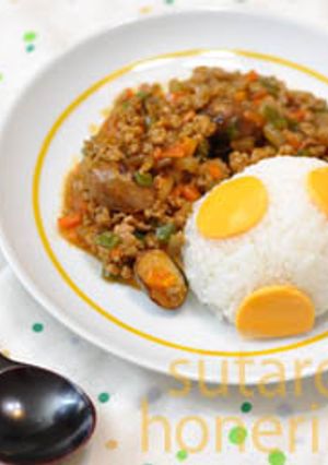 ヨッシーのスタミナカレー、アピオス入り-レシピのメイン写真