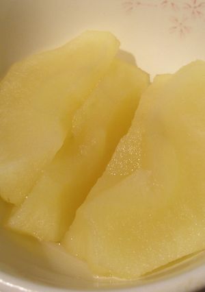 簡単おやつ♪レンジで蒸しりんご-レシピのメイン写真