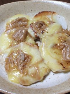 簡単おつまみ☆山芋なめたけのチーズ乗せ-レシピのメイン写真