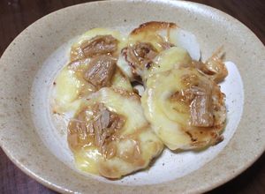 簡単おつまみ☆山芋なめたけのチーズ乗せ-レシピのメイン写真
