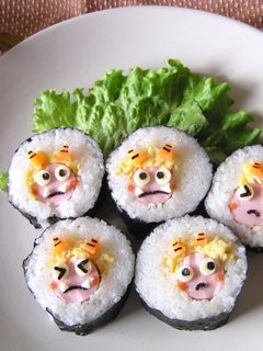 節分にぴったり!鬼の巻き寿司~♪-レシピのメイン写真