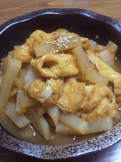 大根と油揚げの炒め煮-レシピのメイン写真
