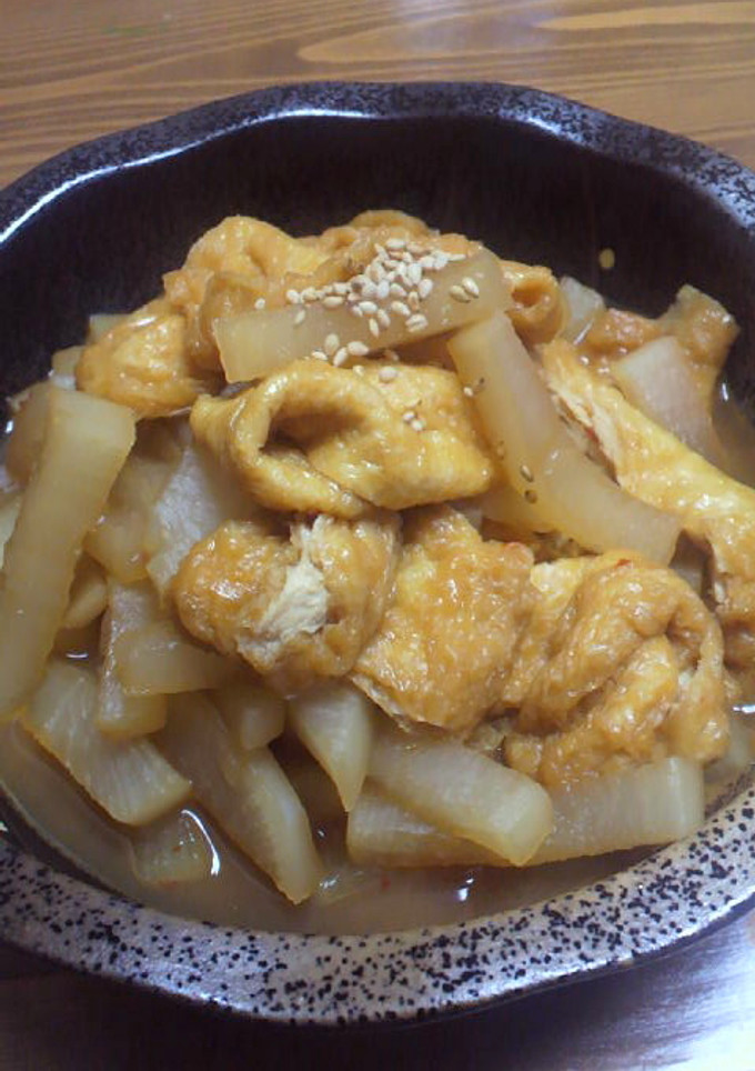 大根と油揚げの炒め煮-レシピのメイン写真