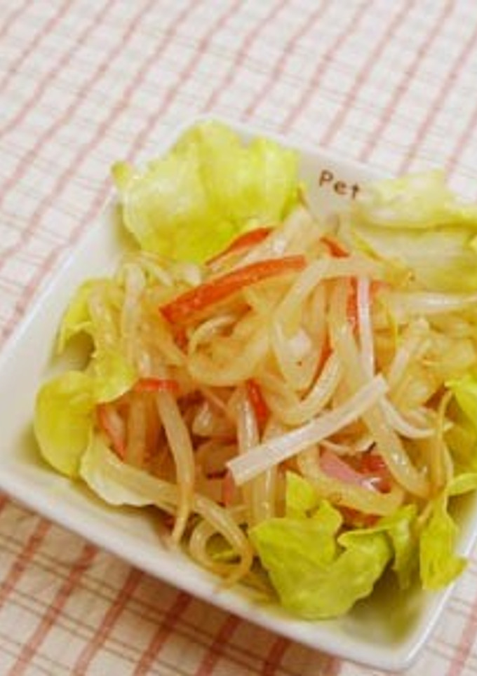 大根もやしカニカマで低価格☆中華サラダ-レシピのメイン写真