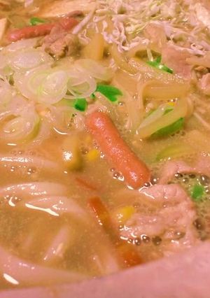 まろやかカレー鍋うどん-レシピのメイン写真
