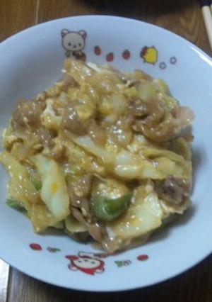 豚肉の卵あんかけ風-レシピのメイン写真