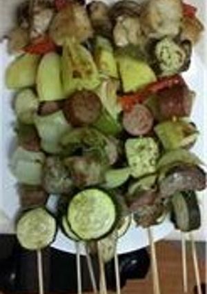 BBQ気分♪オーブンで作るカバブ-レシピのメイン写真