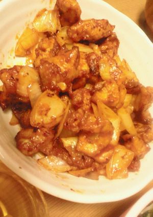 ﾑﾈ肉 唐揚げ アレンジ☆ｹﾁｬﾏﾖ-レシピのメイン写真