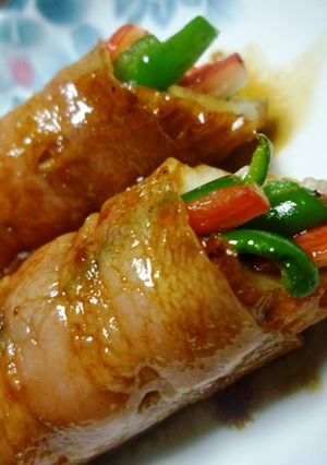 彩りちくわのベーコン巻き-レシピのメイン写真