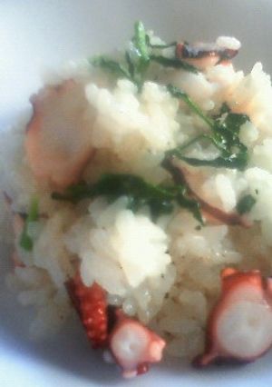 混ぜ込みタコ飯♪クレソン＆黒胡椒風味-レシピのメイン写真