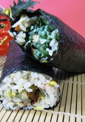 太巻 恵方巻 お子様ランチ風-レシピのメイン写真