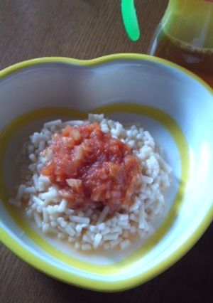 離乳食野菜たっぷりミートスパゲティ 中期-レシピのメイン写真
