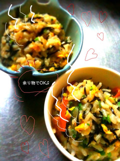 離乳食後期*惣菜おじや(あまり物で)-レシピのメイン写真