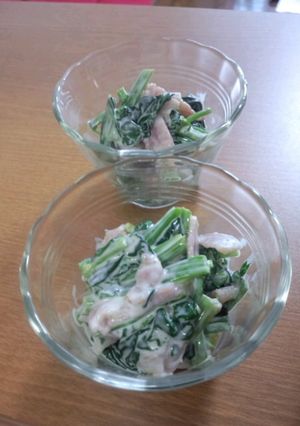 ほうれん草のマヨベーコン☆お弁当にも☆-レシピのメイン写真