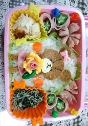 くまのがっこう 　キャラ弁　ジャッキー-レシピのメイン写真