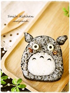 トトロ海苔巻き*キャラ弁-レシピのメイン写真