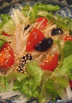 青じそと海苔の佃煮のサラダ-レシピのメイン写真