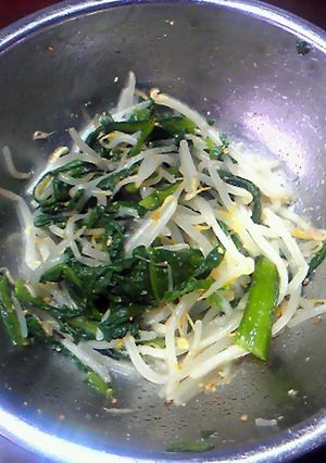 もやしと春菊の簡単ナムル-レシピのメイン写真