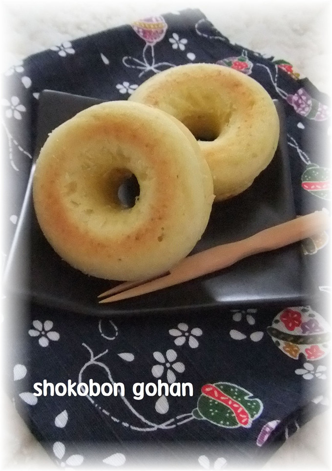 さつまいも餡でしっとり★焼きドーナツ-レシピのメイン写真