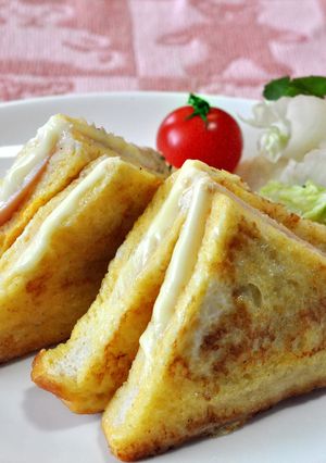 フレンチホットサンド-レシピのメイン写真