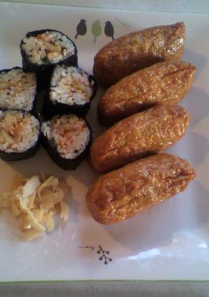 ひじきとチーズで栄養ばっちりいなり♪-レシピのメイン写真
