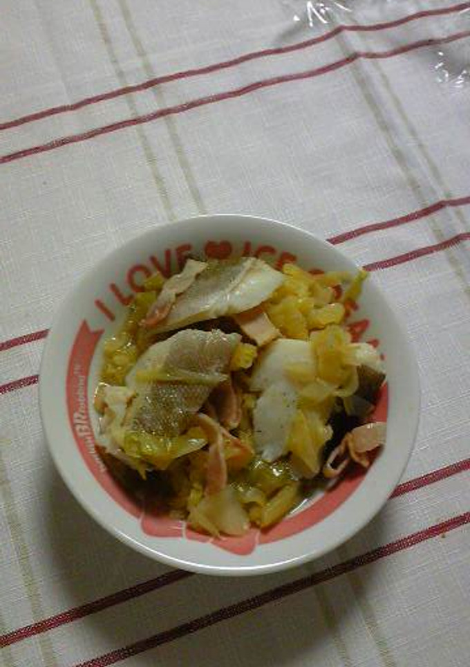 たらとキャベツの蒸し煮-レシピのメイン写真