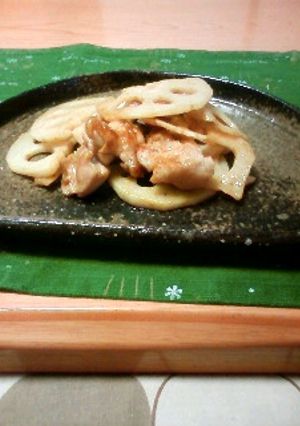 シャキシャキれんこんと鶏肉炒め-レシピのメイン写真