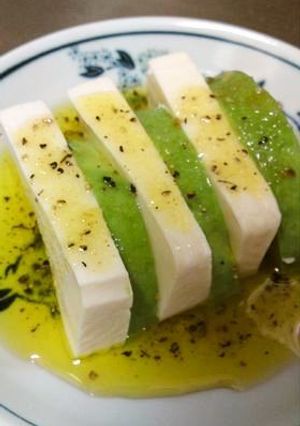 塩豆腐とアボカドのクレソルオイルがけ-レシピのメイン写真