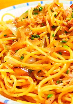香ばしいバター醤油の和風ツナパスタ-レシピのメイン写真