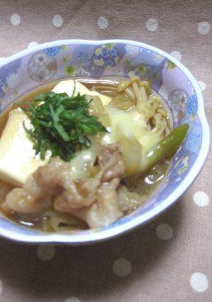 ✿コク旨スマートチーズで豚しゃぶ肉豆腐✿-レシピのメイン写真